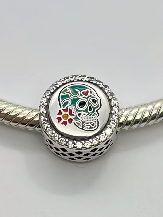 Pandora Jewelry - Pandora Day of the Dead Sugar Skull Charm